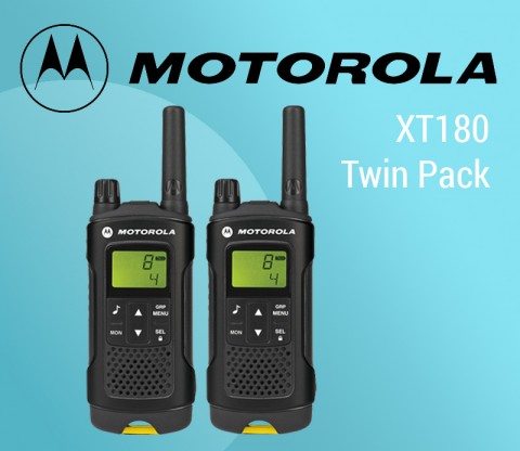 Motorola XT180 Twin Pack –  the convenience of two way radios with the professional features you need to keep in touch featured image