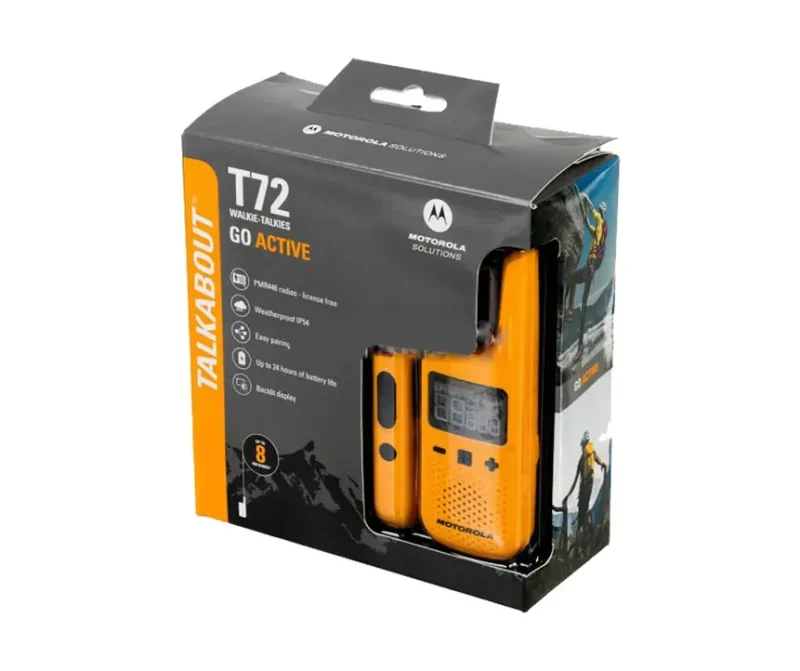 Motorola TALKABOUT T72 Box scale